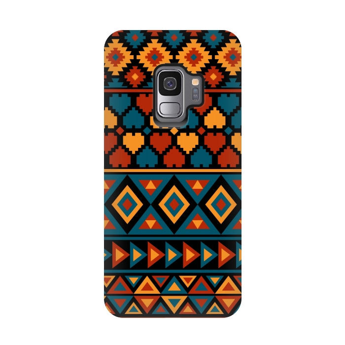 Galaxy S9 StrongFit aztec traditional pattern by Dhruv Narelia