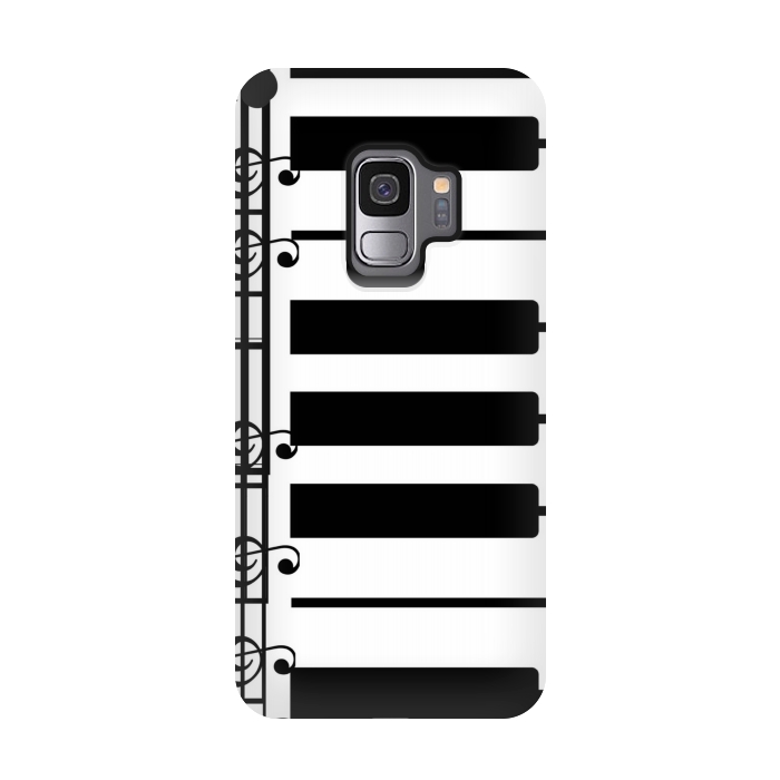 Galaxy S9 StrongFit piano pattern by MALLIKA