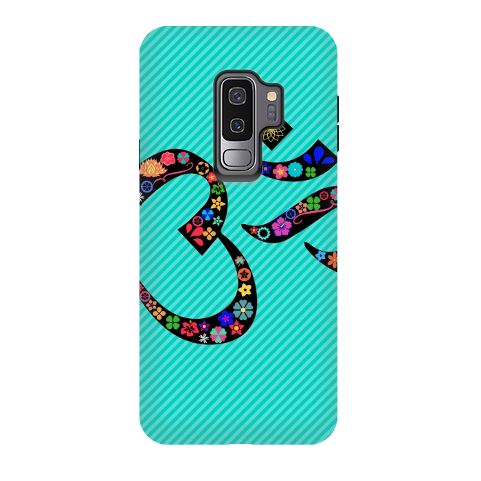 Galaxy S9 plus StrongFit floral om designs by MALLIKA
