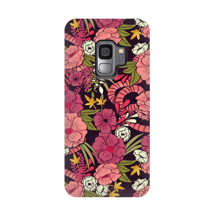 Galaxy S9 StrongFit Jungle Pattern 001 by Jelena Obradovic