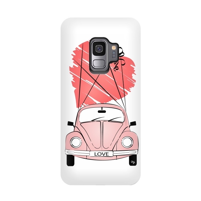 Galaxy S9 StrongFit Love Car by Martina