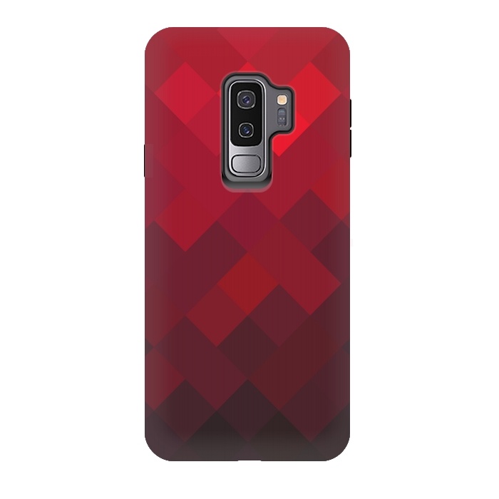Galaxy S9 plus StrongFit Red Underground by Sitchko