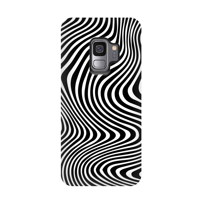 Galaxy S9 StrongFit Illusion Waves 3 by Sitchko