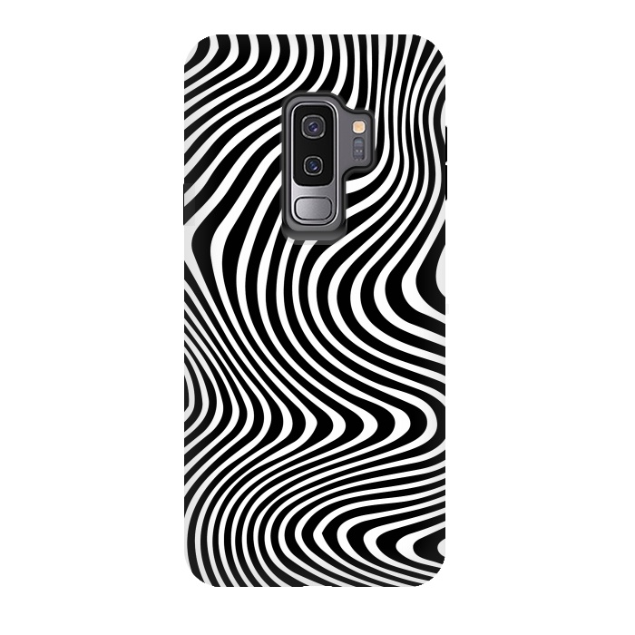 Galaxy S9 plus StrongFit Illusion Waves 3 by Sitchko