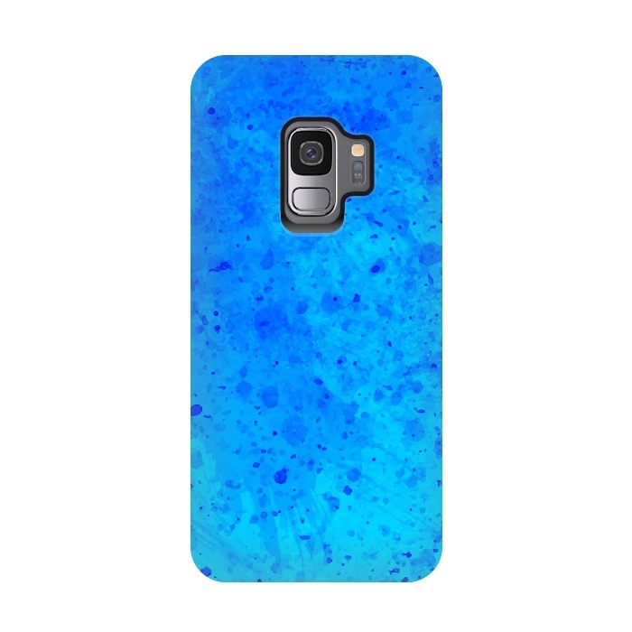 Galaxy S9 StrongFit Blue Chaos by Sitchko