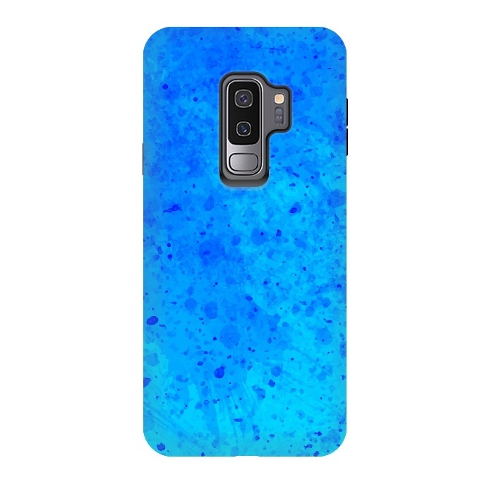 Galaxy S9 plus StrongFit Blue Chaos by Sitchko