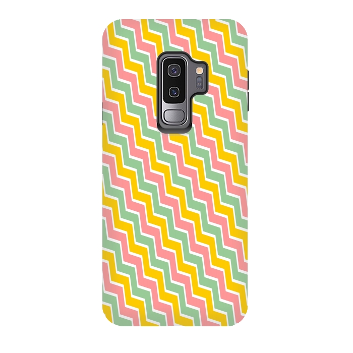 Galaxy S9 plus StrongFit Colorful Chavron by Dhruv Narelia