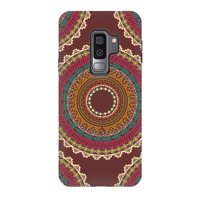 Galaxy S9 plus StrongFit Aztec pattern  by Jelena Obradovic