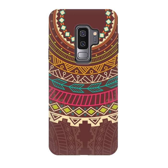 Galaxy S9 plus StrongFit Aztec design by Jelena Obradovic