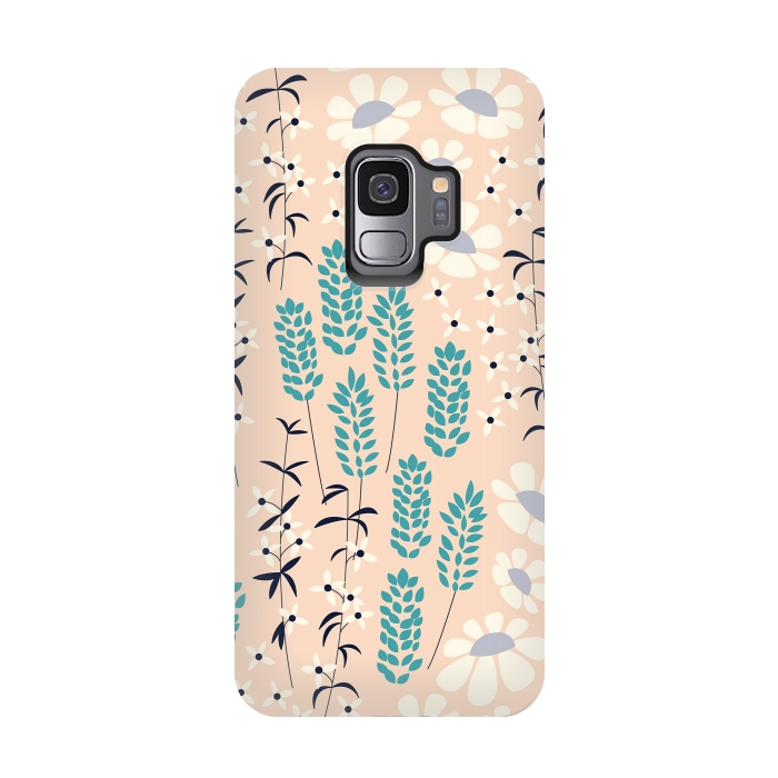 Galaxy S9 StrongFit Spring Garden Pink by Jelena Obradovic