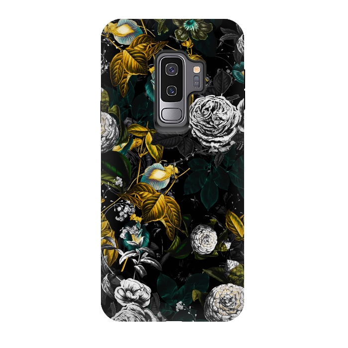 Galaxy S9 plus StrongFit EXOTIC GARDEN - NIGHT by Burcu Korkmazyurek