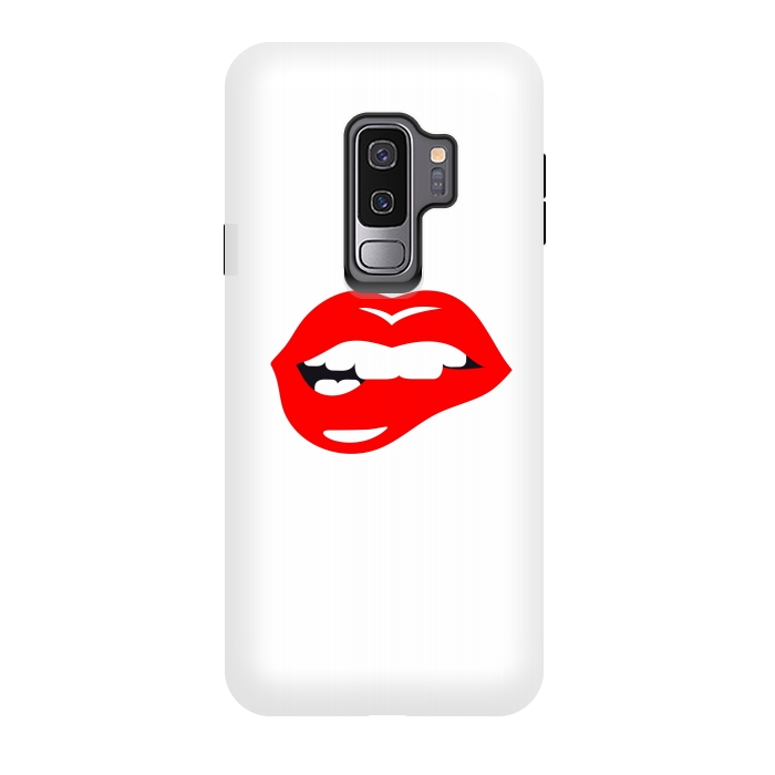 Galaxy S9 plus StrongFit Lip bite by Dhruv Narelia