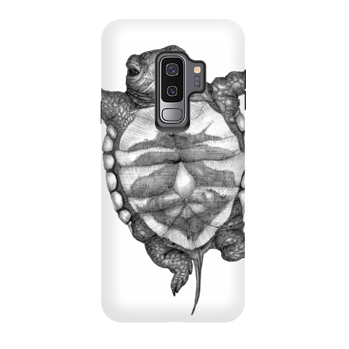 Galaxy S9 plus StrongFit Little Baby Turtle  by ECMazur 
