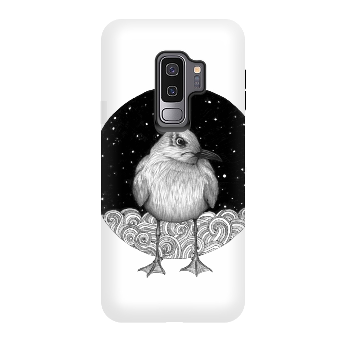 Galaxy S9 plus StrongFit Seagull on a Starry Night by ECMazur 