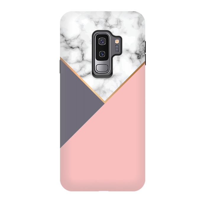 Galaxy S9 plus StrongFit Marble Geometry 017 by Jelena Obradovic