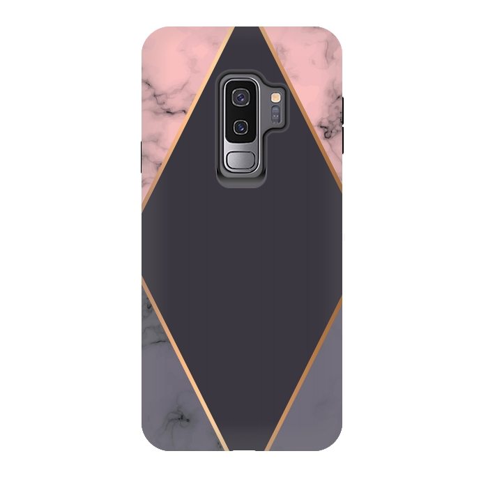 Galaxy S9 plus StrongFit Marble Geometry 018 by Jelena Obradovic