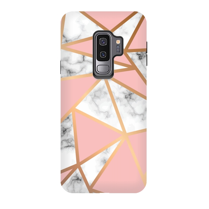 Galaxy S9 plus StrongFit Marble Geometry 022 by Jelena Obradovic