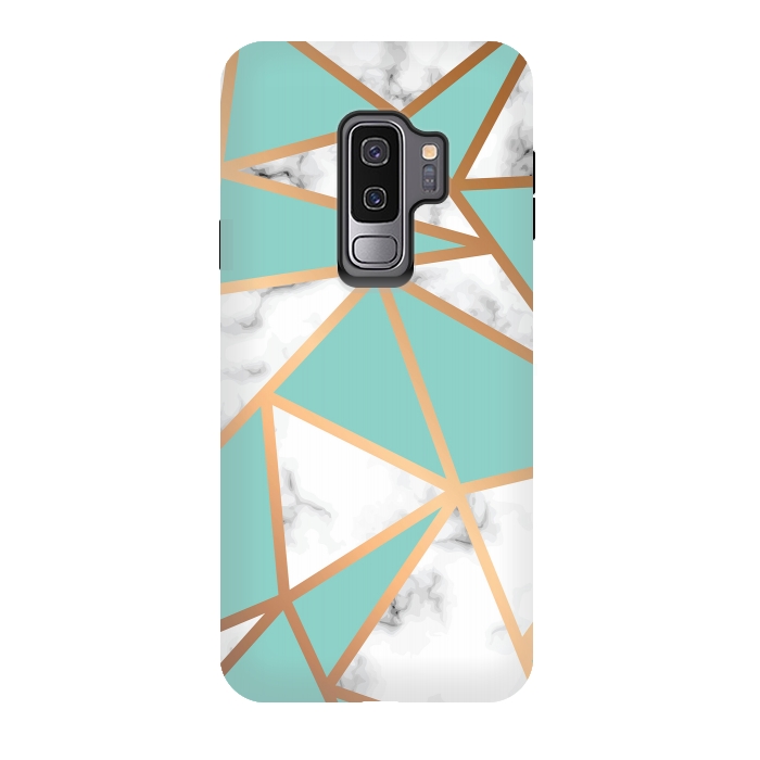 Galaxy S9 plus StrongFit Marble Geometry 023 by Jelena Obradovic