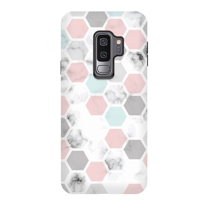 Galaxy S9 plus StrongFit Marble Geometry 024 by Jelena Obradovic