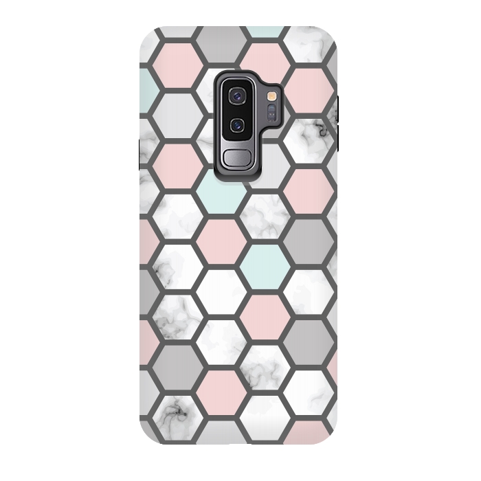 Galaxy S9 plus StrongFit Marble Geometry 026 by Jelena Obradovic