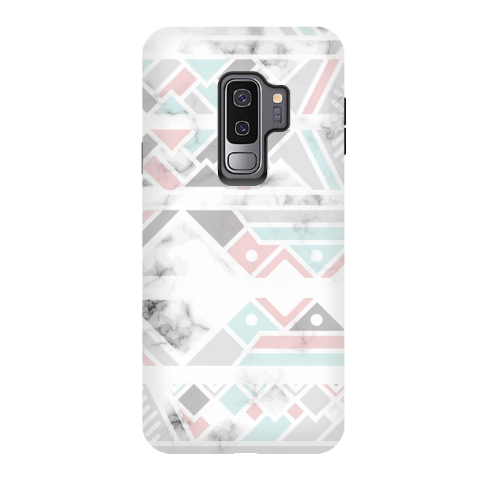 Galaxy S9 plus StrongFit Marble Geometry 027 by Jelena Obradovic
