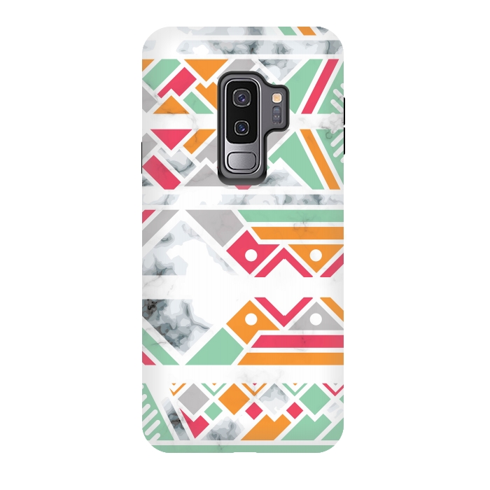 Galaxy S9 plus StrongFit Marble Geometry 030 by Jelena Obradovic