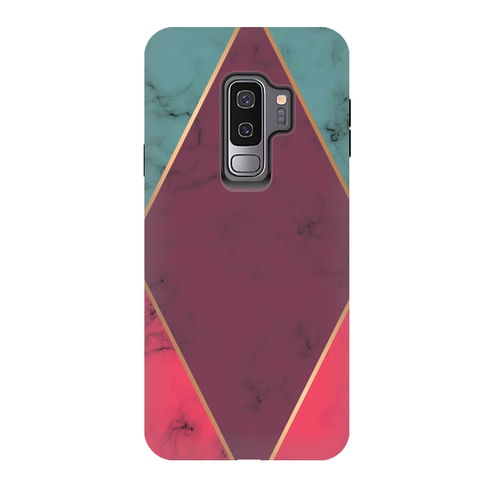 Galaxy S9 plus StrongFit Marble Geometry 032 by Jelena Obradovic