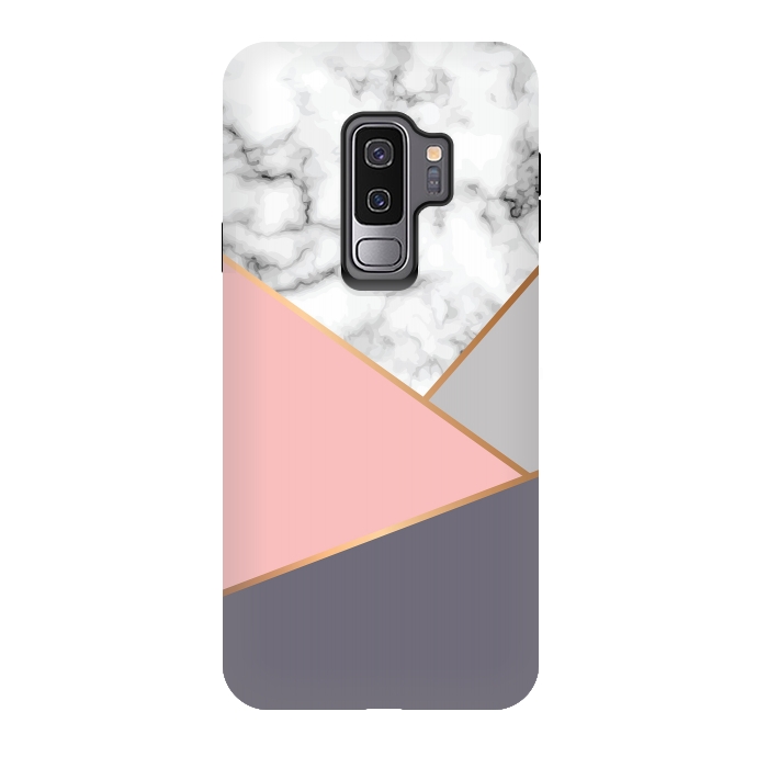 Galaxy S9 plus StrongFit Marble Geometry 033 by Jelena Obradovic