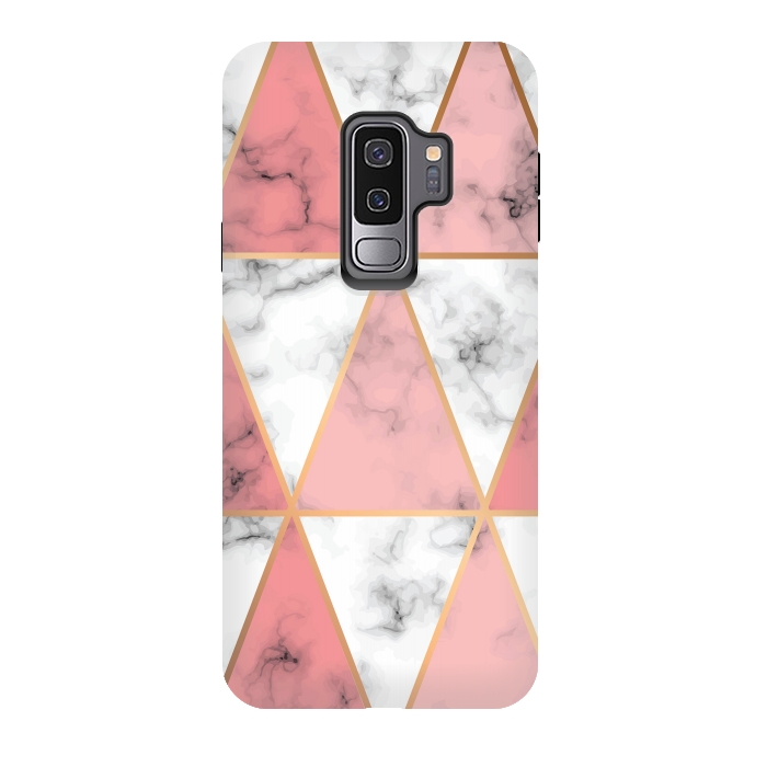 Galaxy S9 plus StrongFit Marble Geometry 037 by Jelena Obradovic