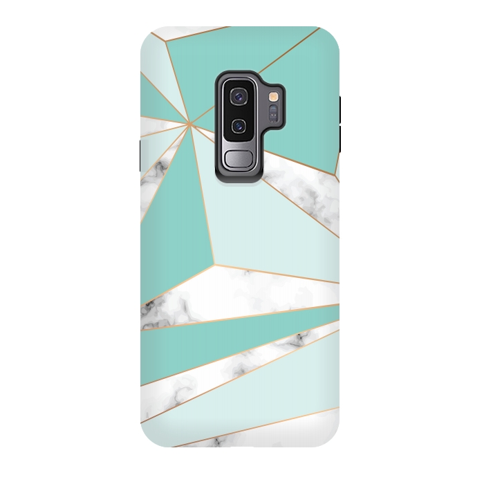Galaxy S9 plus StrongFit Marble Geometry 045 by Jelena Obradovic