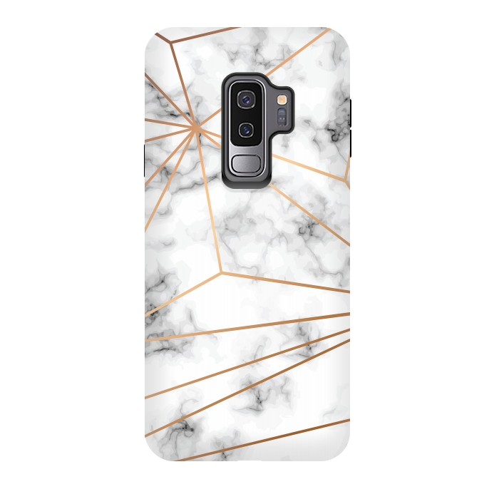 Galaxy S9 plus StrongFit Marble Geometry 046 by Jelena Obradovic