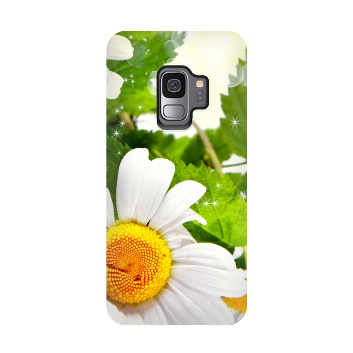 Galaxy S9 StrongFit Daisy flower by Bledi