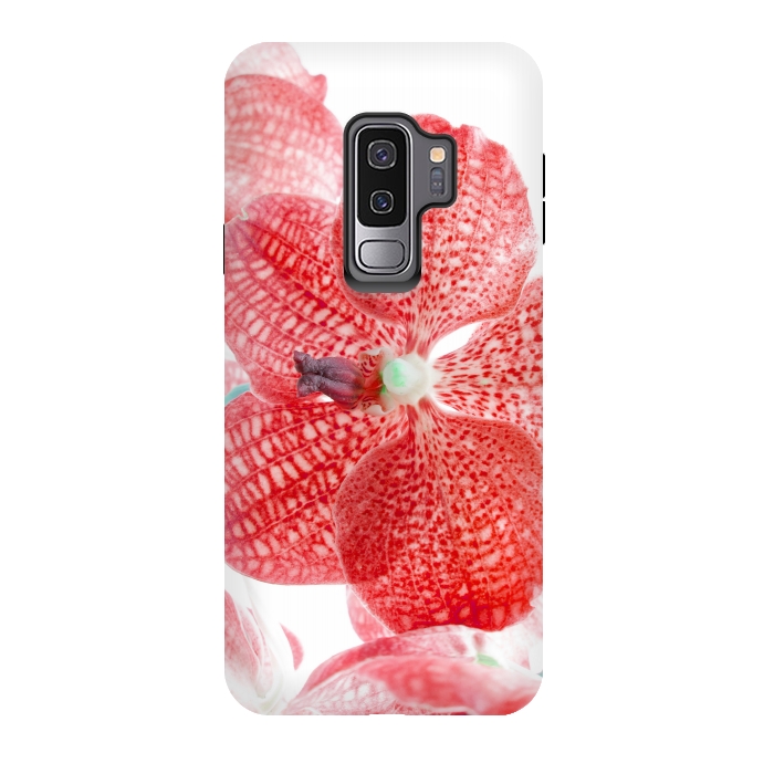 Galaxy S9 plus StrongFit Red Natures Flower by Bledi