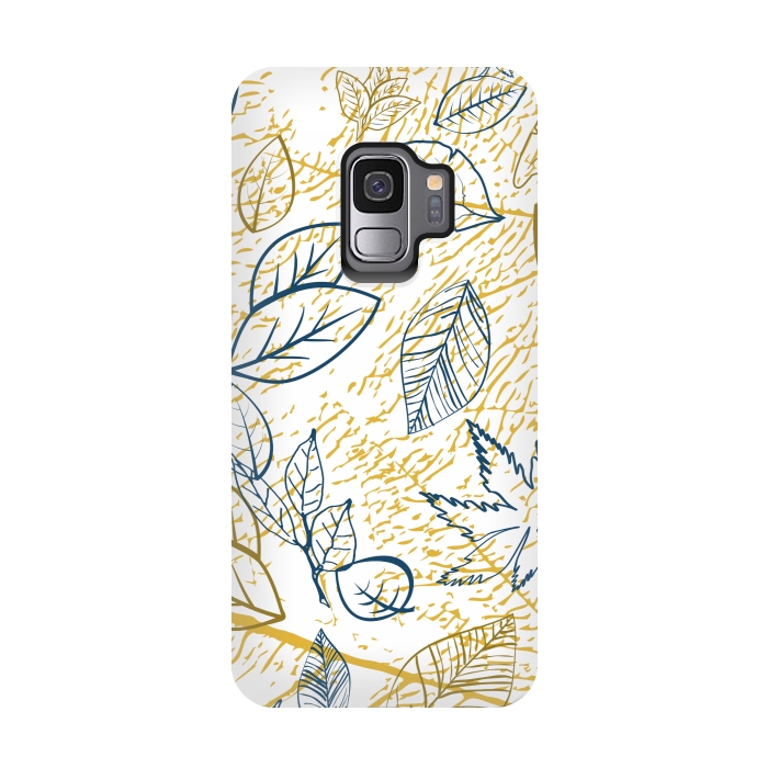 Galaxy S9 StrongFit Tobacco Pattern XII by Bledi