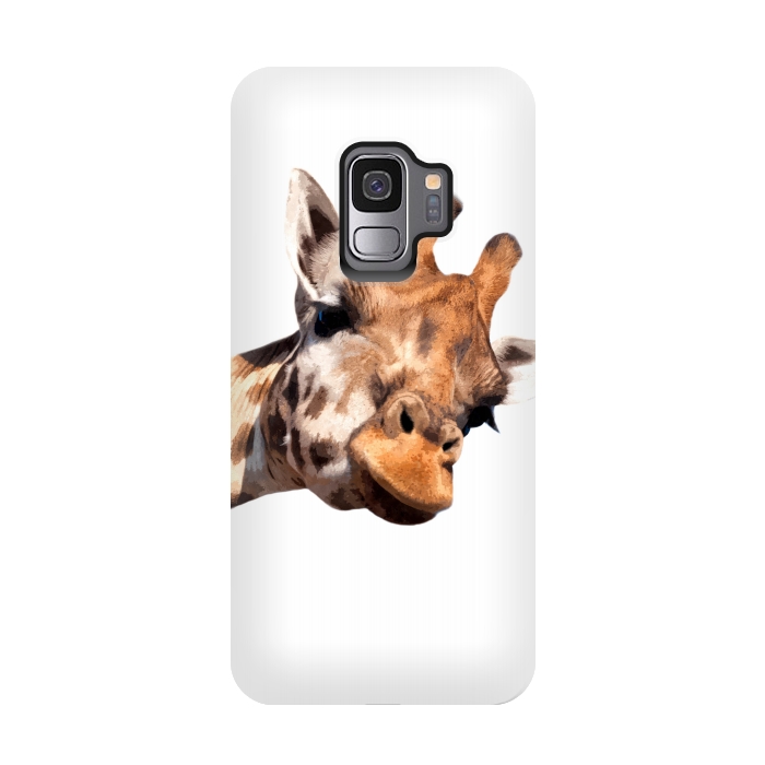 Galaxy S9 StrongFit Giraffe Portrait by Alemi