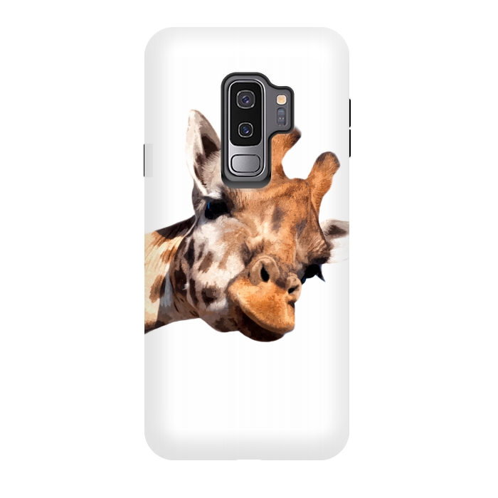 Galaxy S9 plus StrongFit Giraffe Portrait by Alemi