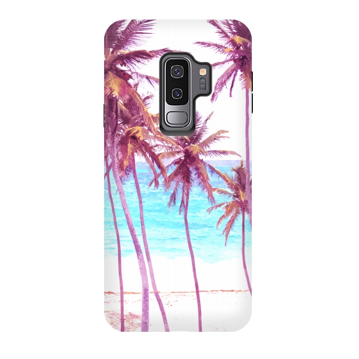 Galaxy S9 plus StrongFit Palm Beach Illustration by Alemi