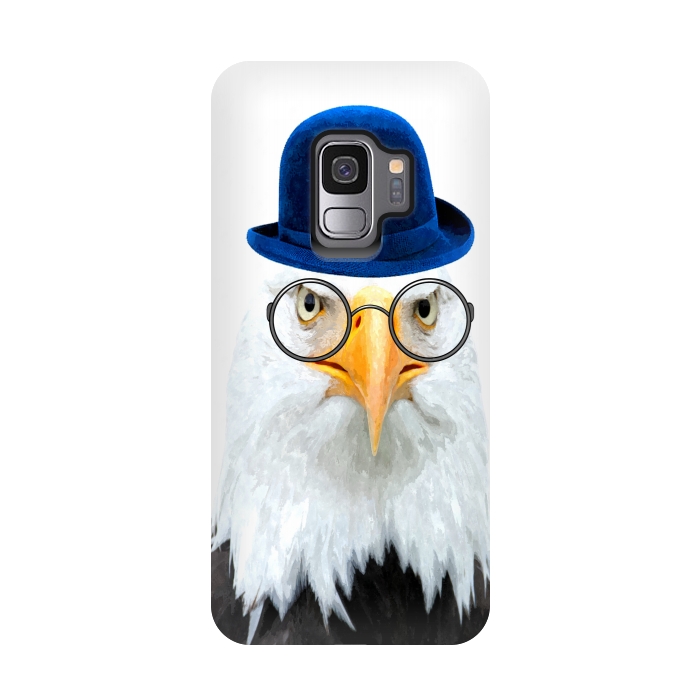Galaxy S9 StrongFit Funny Eagle Portrait by Alemi