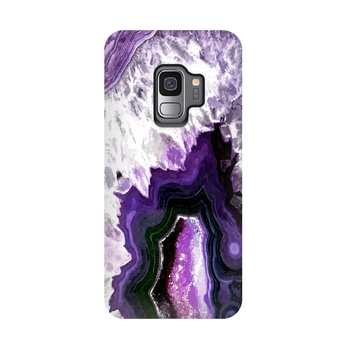 Galaxy S9 StrongFit Purple Ultra Violet Agate by Alemi