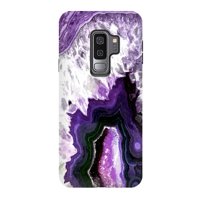 Galaxy S9 plus StrongFit Purple Ultra Violet Agate by Alemi