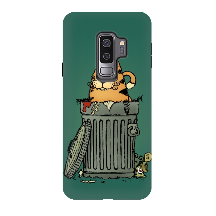 Galaxy S9 plus StrongFit Stray Cat by Mangulica