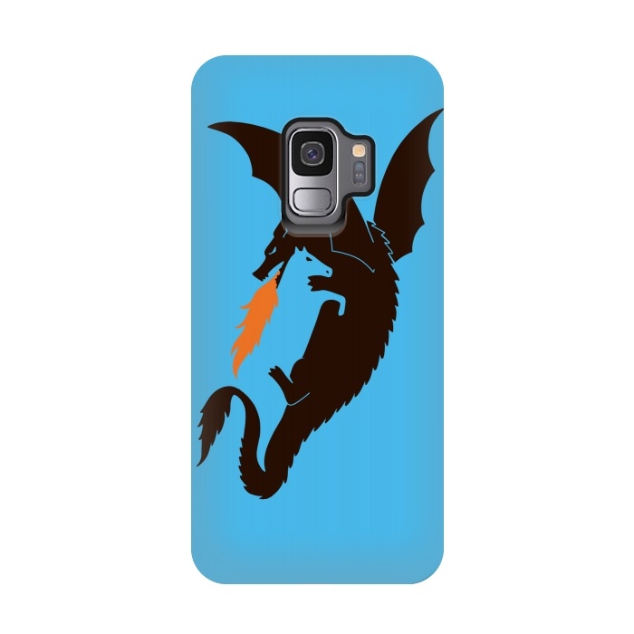 Galaxy S9 StrongFit Dragon and Horse by Coffee Man
