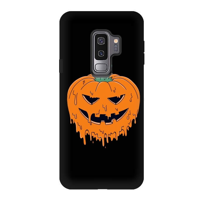 Galaxy S9 plus StrongFit Melted Pumpkin by Coffee Man