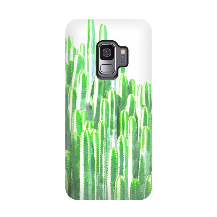 Galaxy S9 StrongFit Cactus Illustration by Alemi
