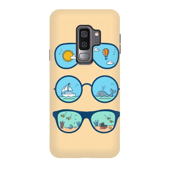 Galaxy S9 plus StrongFit Sunglasses Landscape-2 by Coffee Man