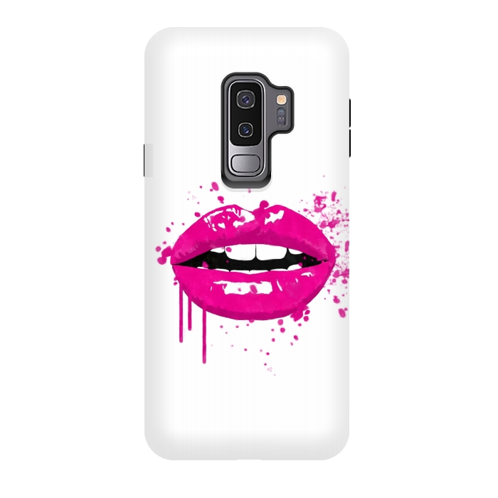 Galaxy S9 plus StrongFit Pink Lips by Alemi