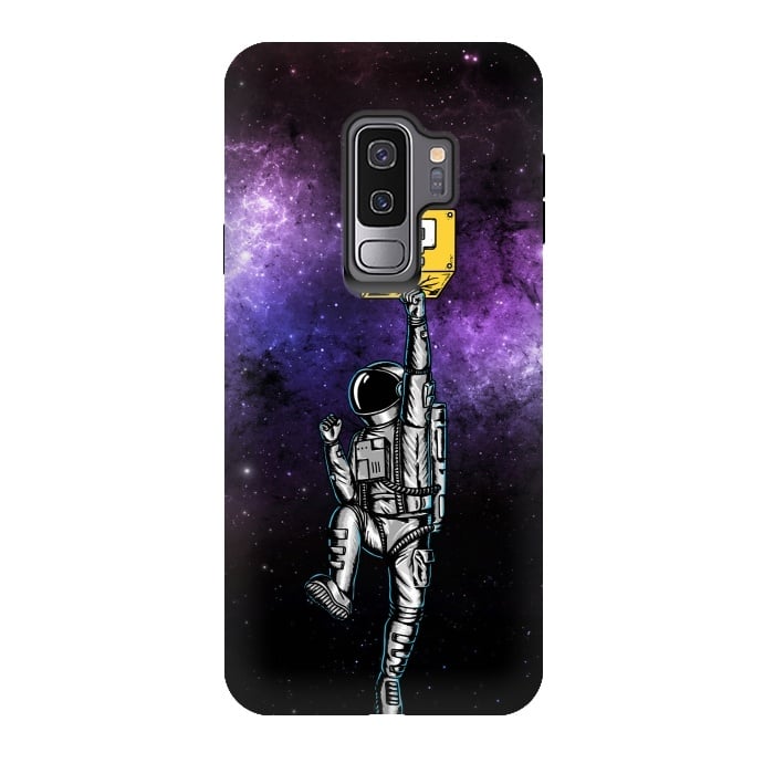 Galaxy S9 plus StrongFit Astronaut and Star by Coffee Man