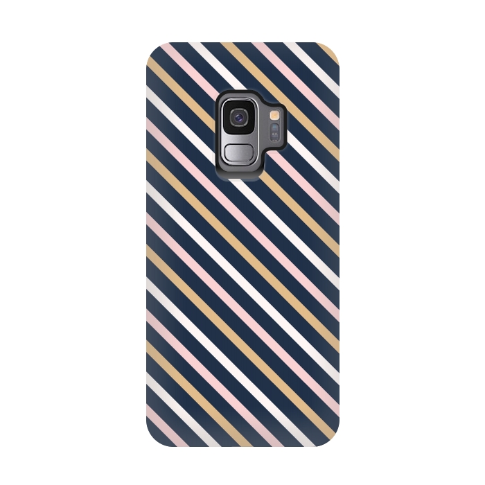 Galaxy S9 StrongFit Striped Background I by Bledi