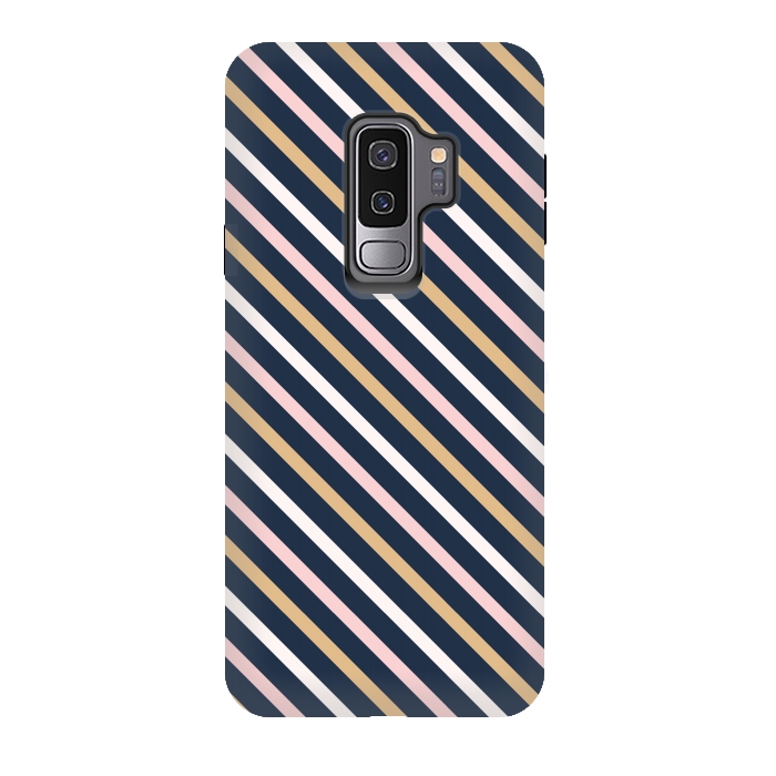 Galaxy S9 plus StrongFit Striped Background I by Bledi