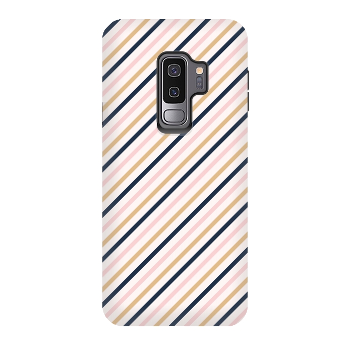 Galaxy S9 plus StrongFit Striped Background II by Bledi